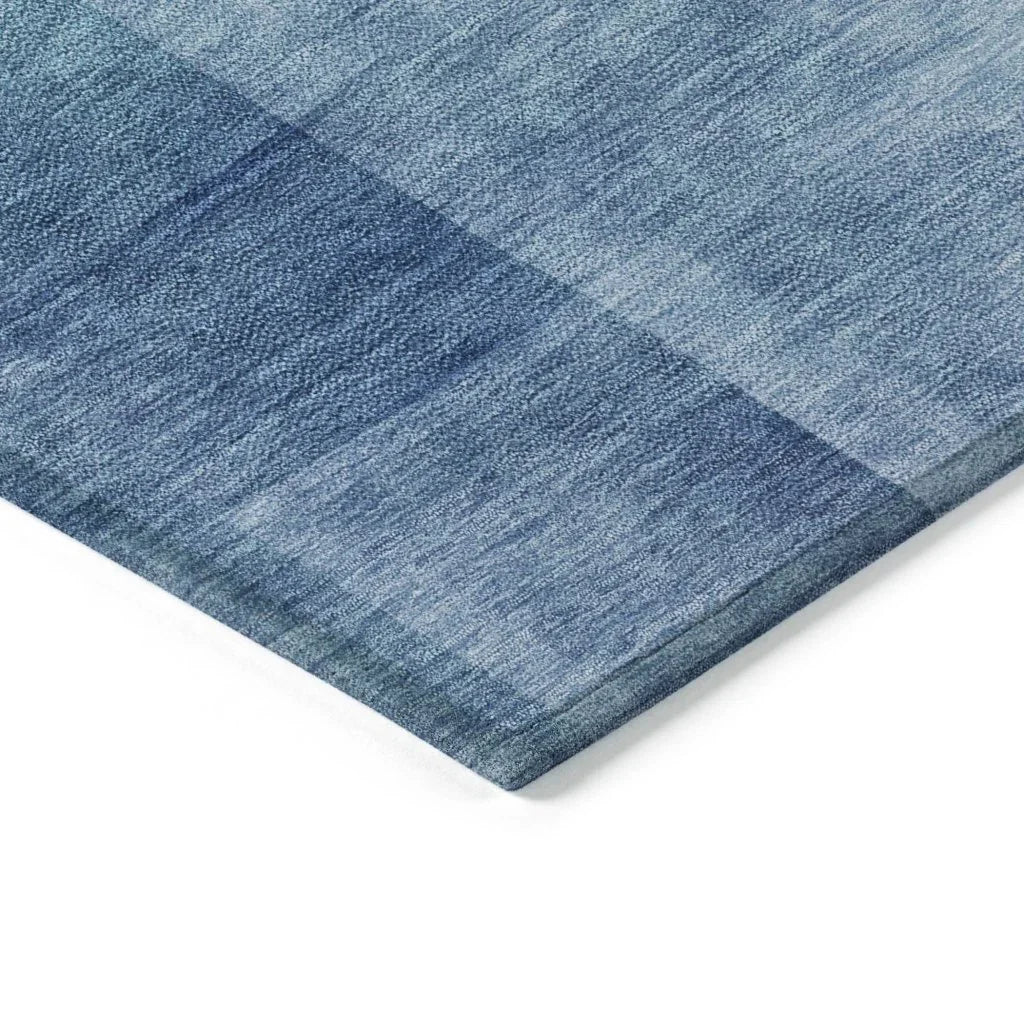 LOOMLAN Rugs Belvara Blue Washable Indoor-Outdoor Rug