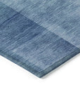 LOOMLAN Rugs Belvara Blue Washable Indoor-Outdoor Rug