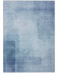 LOOMLAN Rugs Belvara Blue Washable Indoor-Outdoor Rug