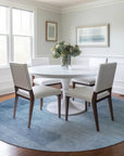 LOOMLAN Rugs Belvara Blue Washable Indoor-Outdoor Rug