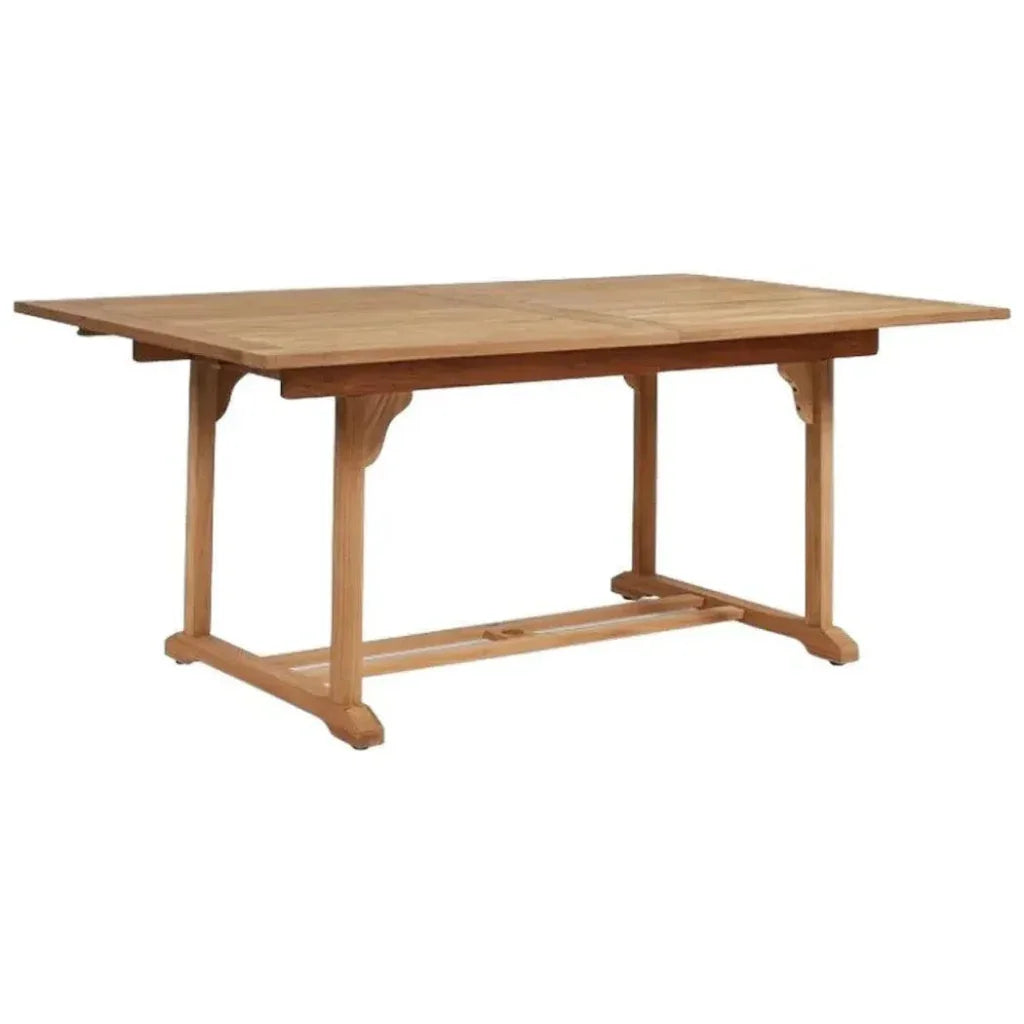 Birmingham 7 - PC Outdoor Extendable Table Set & Chairs - LOOMLAN - HiTeak - Outdoor Dining Sets
