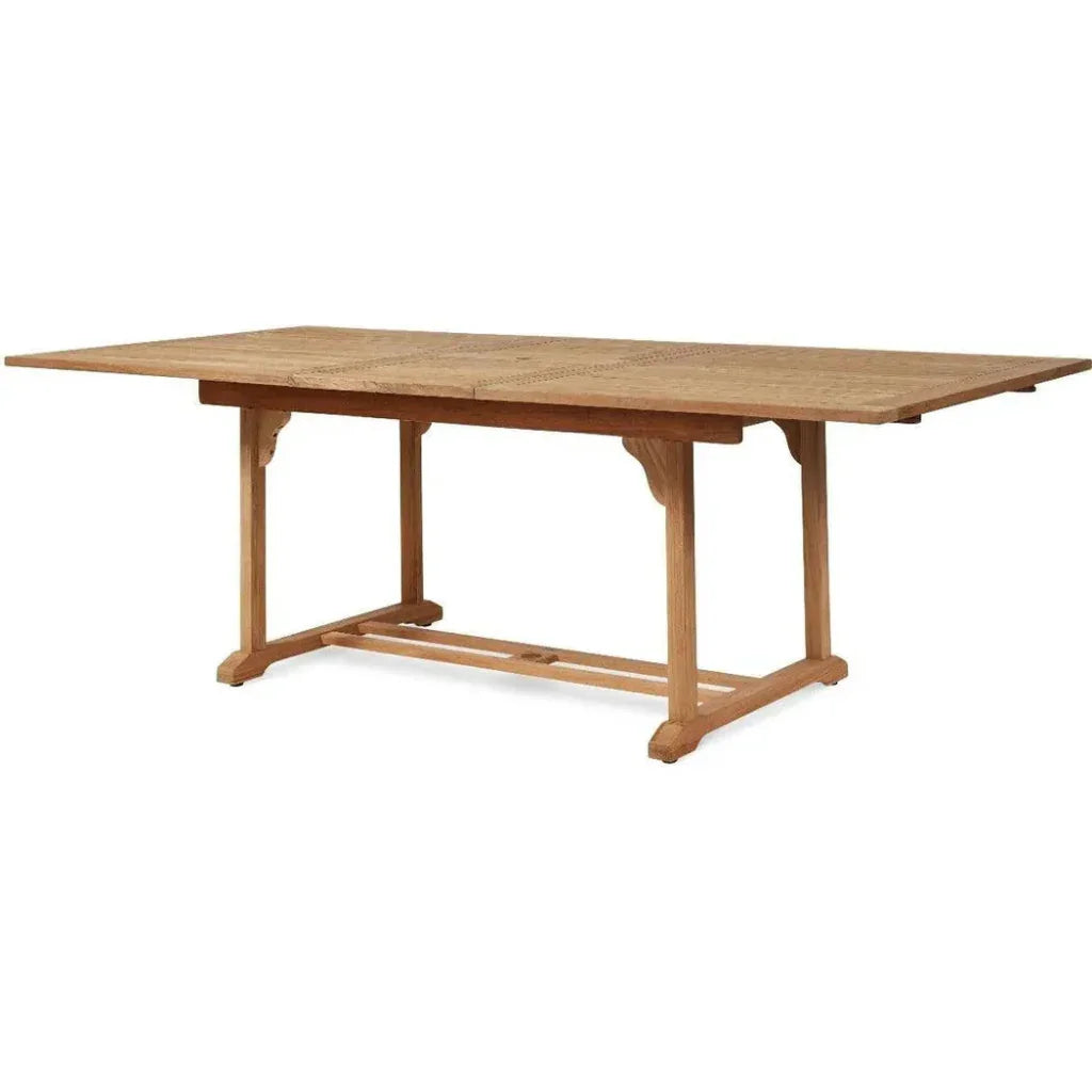 Birmingham 7 - PC Outdoor Extendable Table Set &amp; Chairs - LOOMLAN - HiTeak - Outdoor Dining Sets