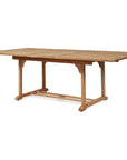 Birmingham 7 - PC Outdoor Extendable Table Set & Chairs - LOOMLAN - HiTeak - Outdoor Dining Sets