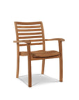 Birmingham Teak Patio Square Dining Set 5PC - LOOMLAN - HiTeak - Outdoor Dining Sets