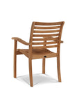 Birmingham Teak Patio Square Dining Set 5PC - LOOMLAN - HiTeak - Outdoor Dining Sets