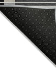 LOOMLAN Rugs Blazyn Black Washable Indoor-Outdoor Rug