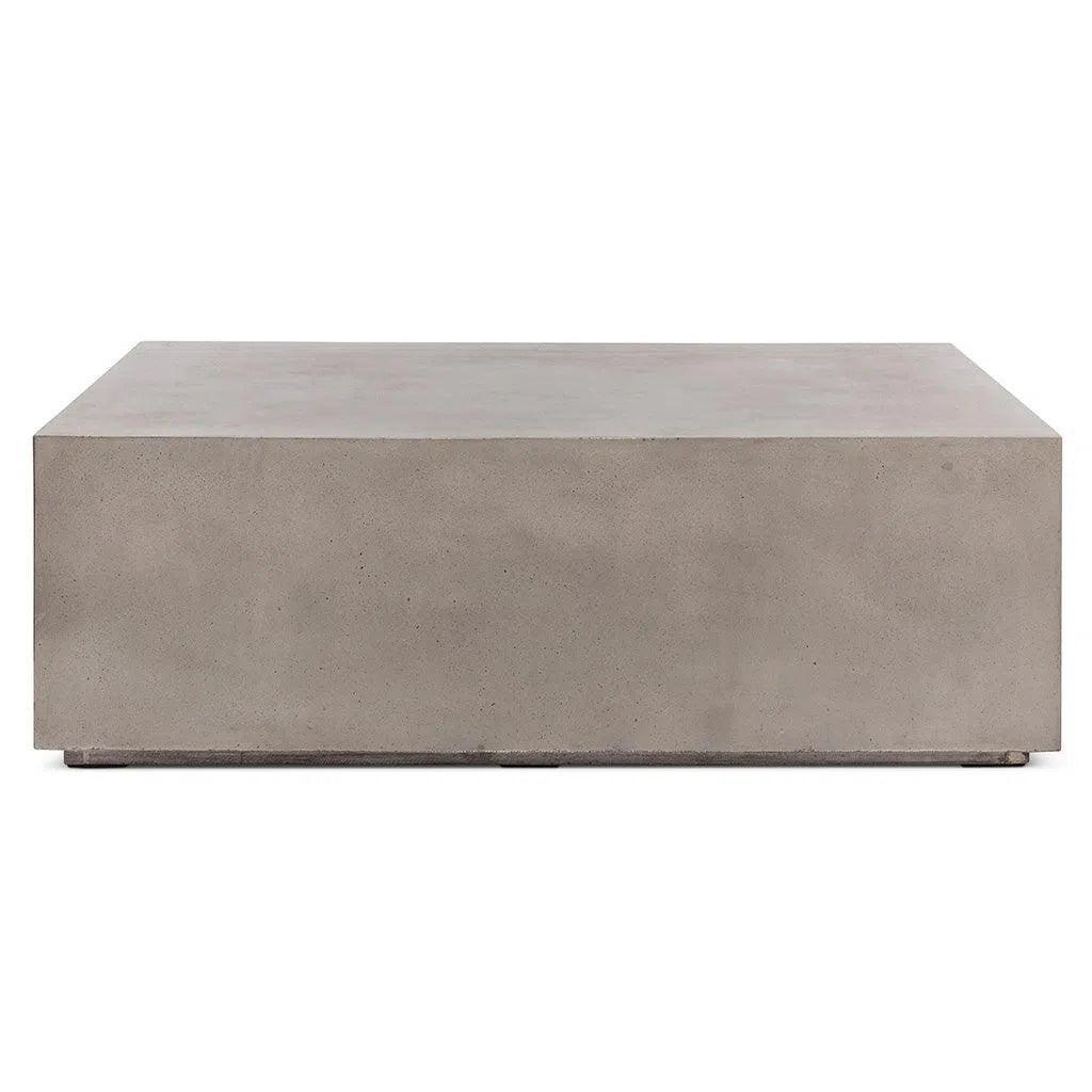 Bloc Concrete Outdoor Rectangular Coffee Table - LOOMLAN - Urbia - Outdoor Coffee Tables