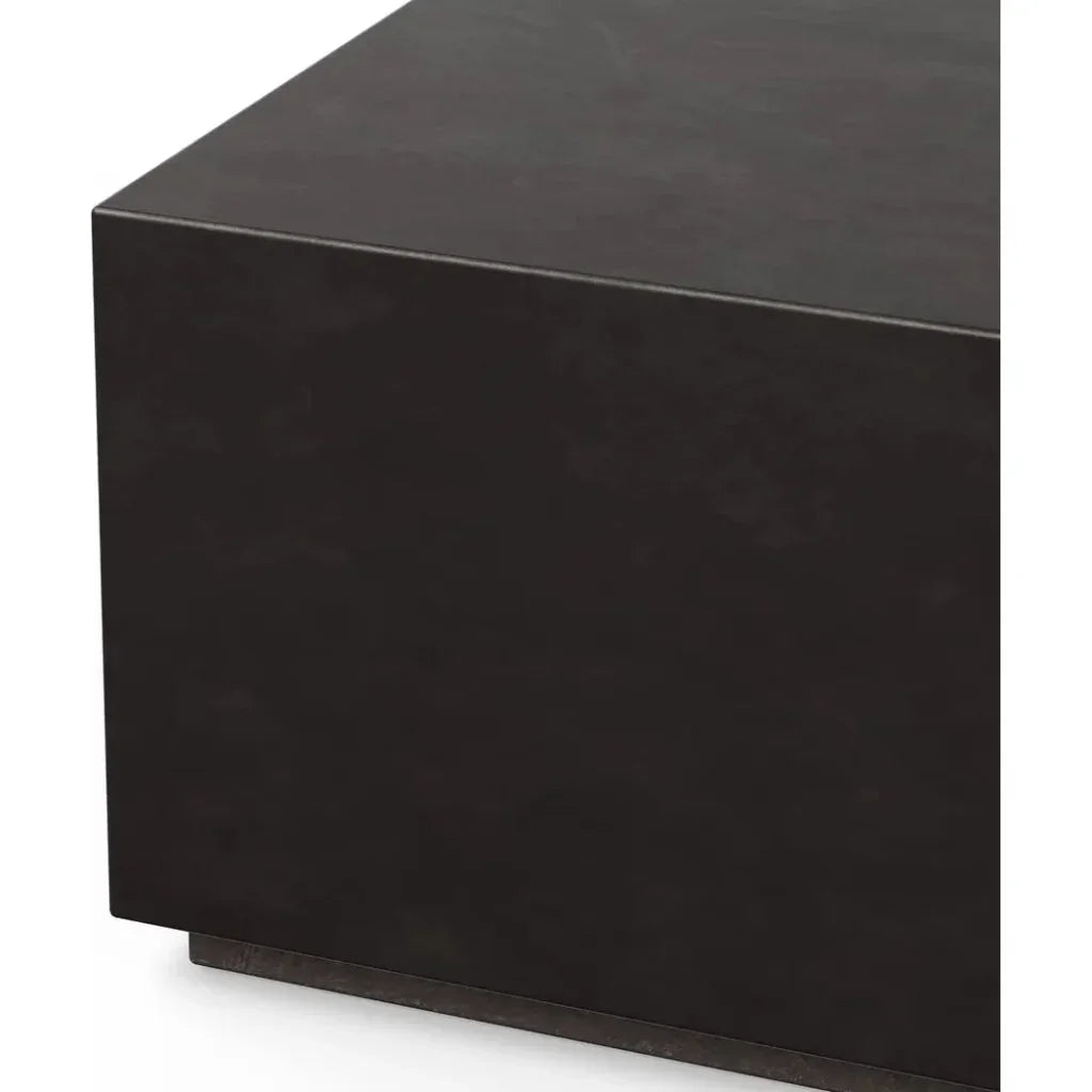 Bloc Concrete Outdoor Rectangular Coffee Table - LOOMLAN - Urbia - Outdoor Coffee Tables