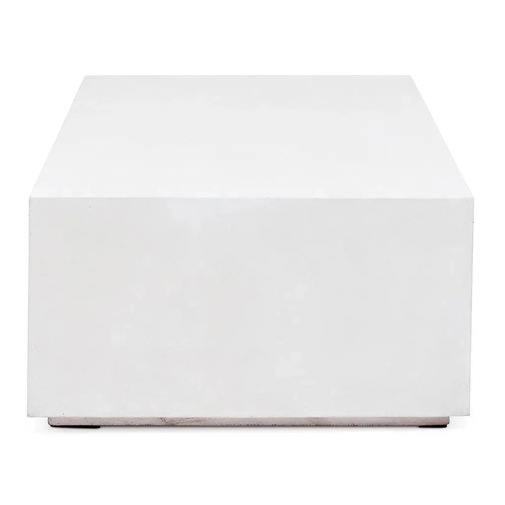 Bloc Concrete Outdoor Rectangular Coffee Table - LOOMLAN - Urbia - Outdoor Coffee Tables