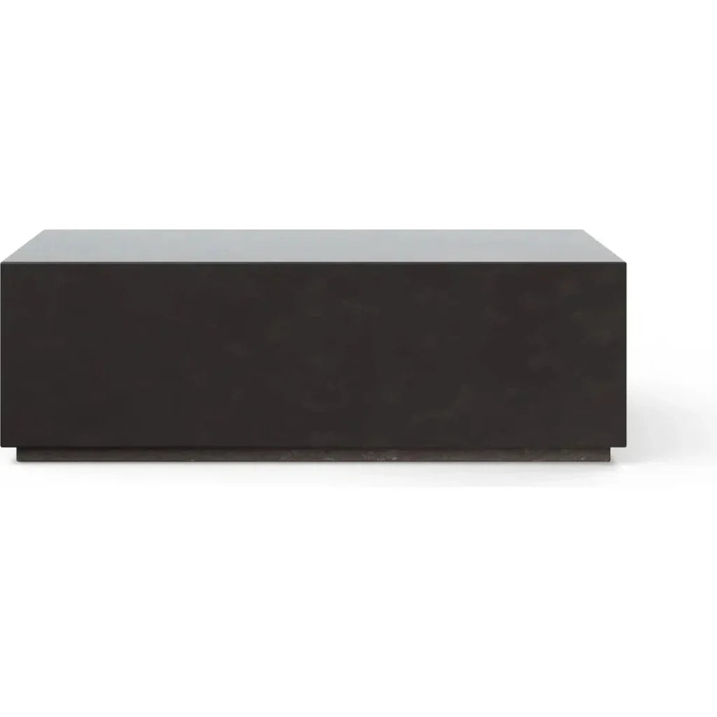 Bloc Concrete Outdoor Rectangular Coffee Table - LOOMLAN - Urbia - Outdoor Coffee Tables