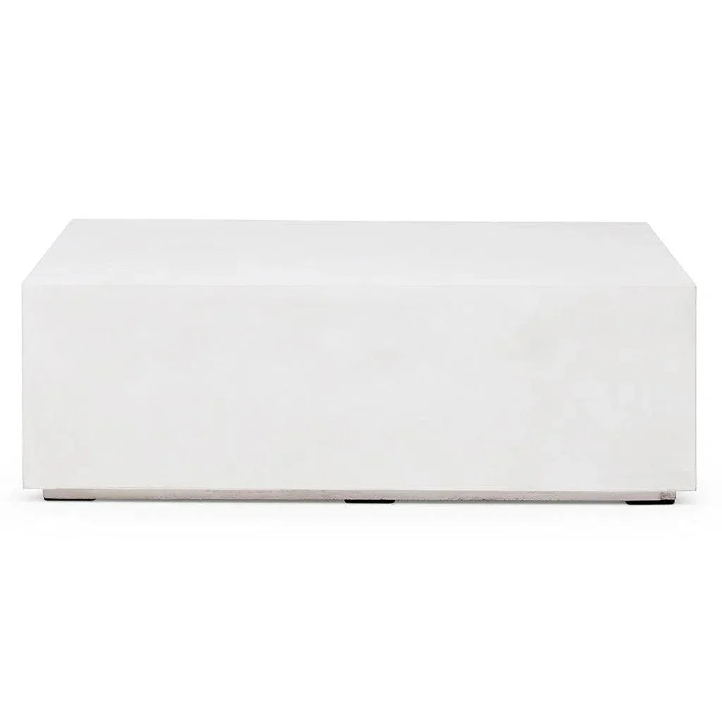Bloc Concrete Outdoor Rectangular Coffee Table - LOOMLAN - Urbia - Outdoor Coffee Tables