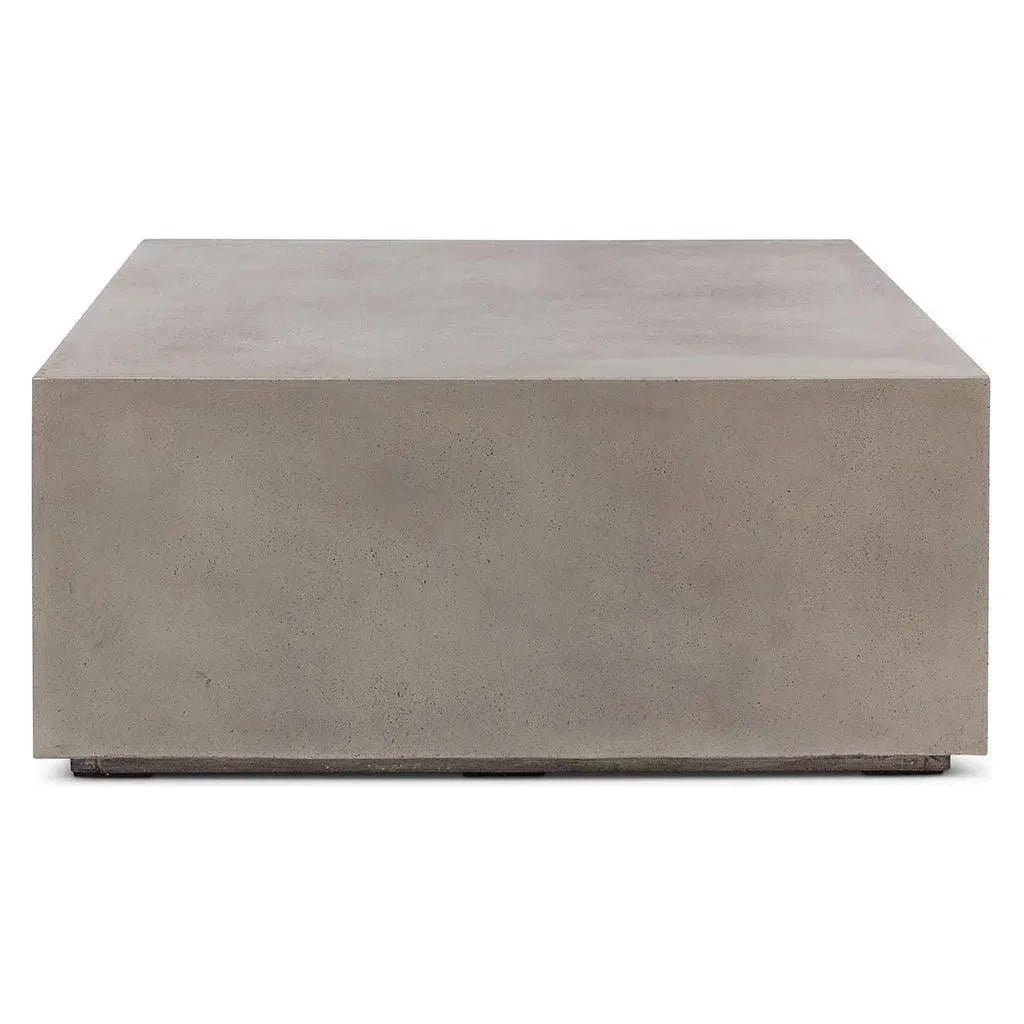 Bloc Concrete Square Outdoor Coffee Table - LOOMLAN - Urbia - Outdoor Coffee Tables