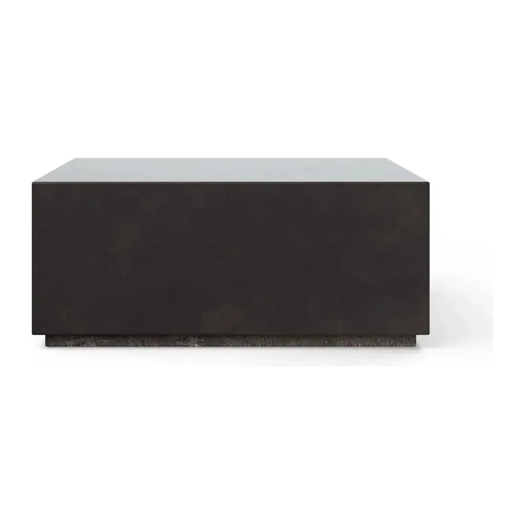 Bloc Concrete Square Outdoor Coffee Table - LOOMLAN - Urbia - Outdoor Coffee Tables