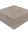 Bloc Concrete Square Outdoor Coffee Table - LOOMLAN - Urbia - Outdoor Coffee Tables