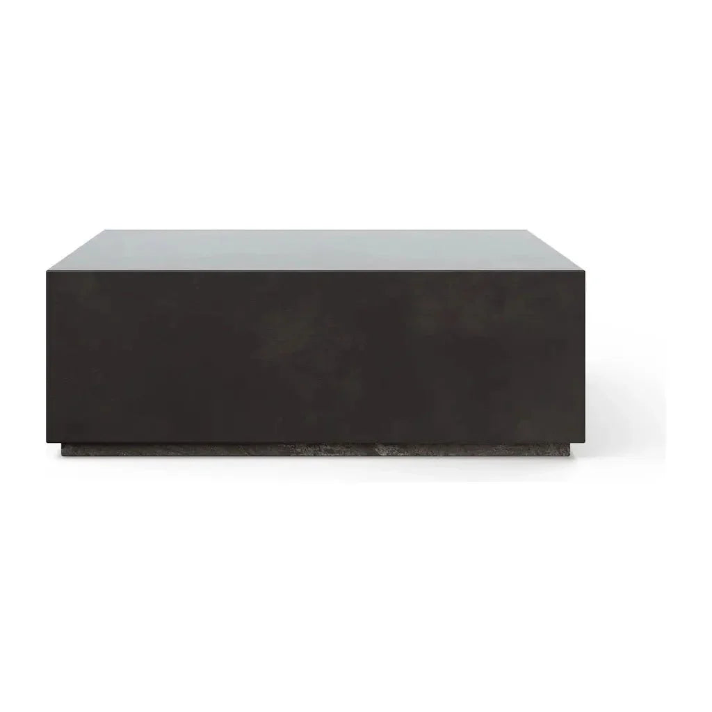 Bloc Concrete Square Outdoor Coffee Table - LOOMLAN - Urbia - Outdoor Coffee Tables