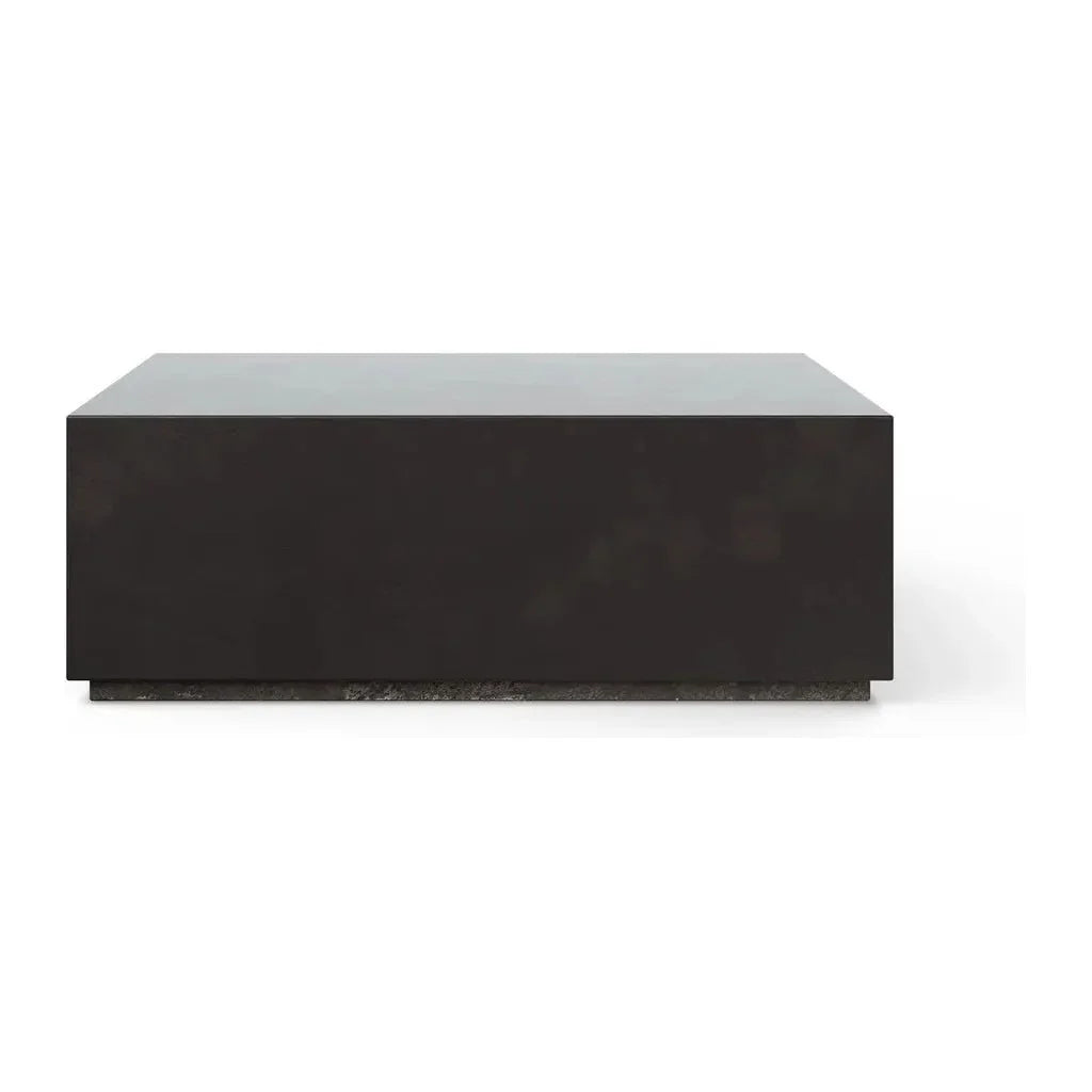 Bloc Concrete Square Outdoor Coffee Table - LOOMLAN - Urbia - Outdoor Coffee Tables
