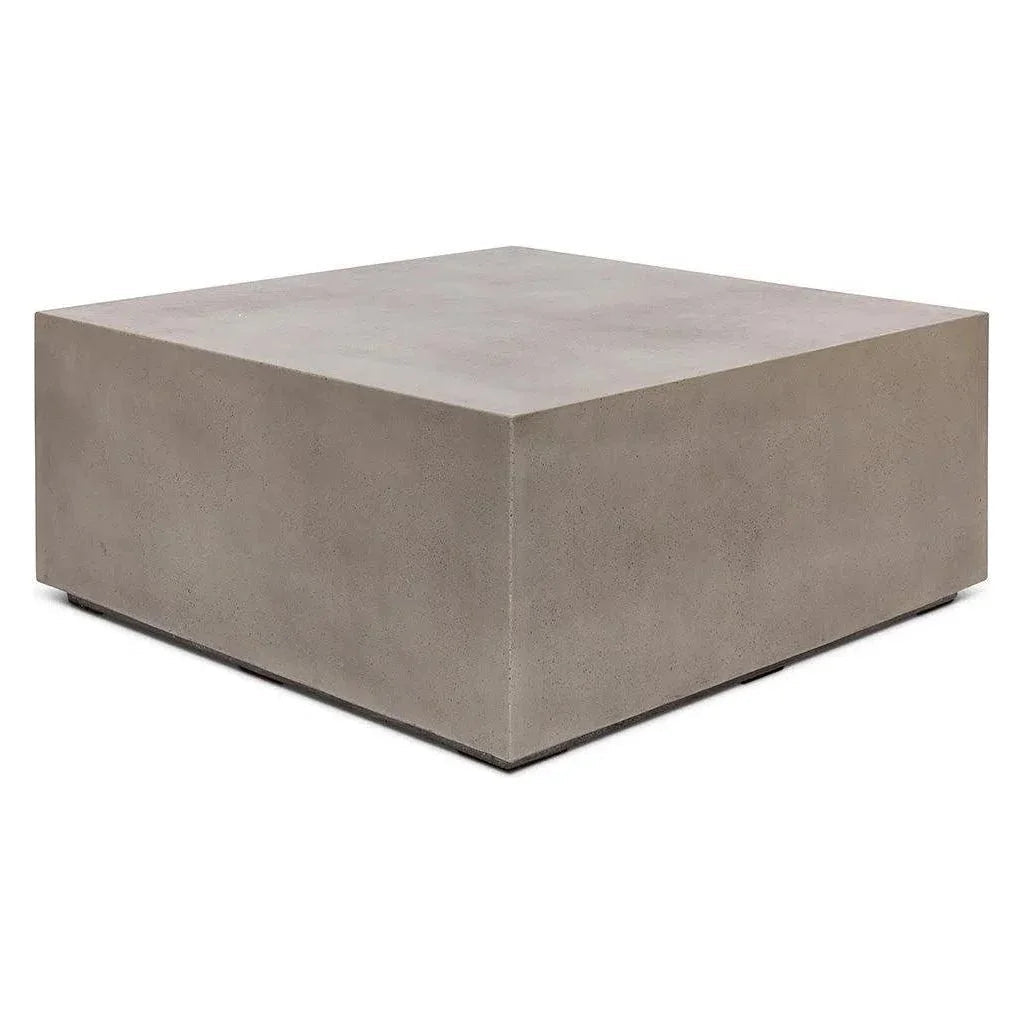 Bloc Concrete Square Outdoor Coffee Table - LOOMLAN - Urbia - Outdoor Coffee Tables