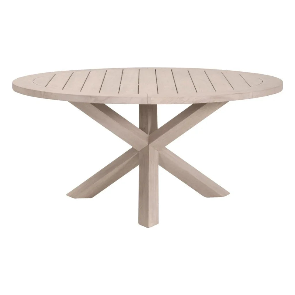 Boca Outdoor Round Dining Table - LOOMLAN - Essentials For Living - Outdoor Dining Tables