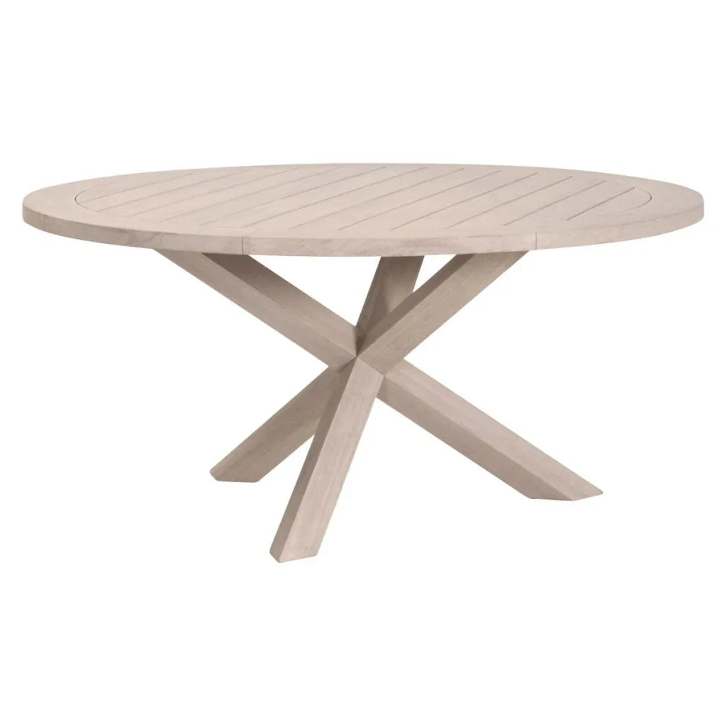 Boca Outdoor Round Dining Table - LOOMLAN - Essentials For Living - Outdoor Dining Tables