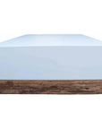 Bodhi Outdoor White Rectangular Coffee Table - LOOMLAN - Artesia - Coffee Tables