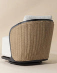Bora Swivel Lounge Chair Louis Cream - Outdoor - LOOMLAN - SUNPAN - Outdoor Lounge Chairs