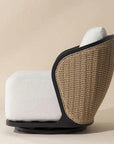 Bora Swivel Lounge Chair Louis Cream - Outdoor - LOOMLAN - SUNPAN - Outdoor Lounge Chairs