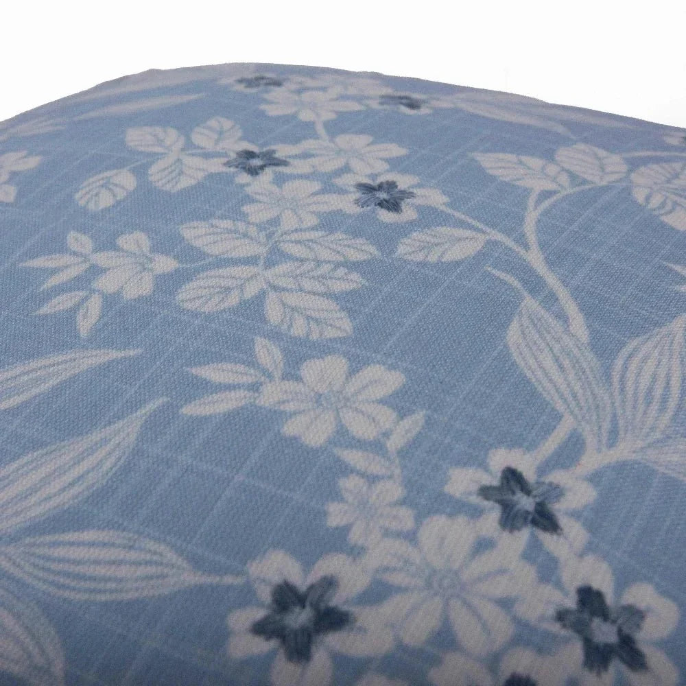 Botanical Blue Outdoor Throw Pillows - LOOMLAN - LOOMLAN - Outdoor Pillows