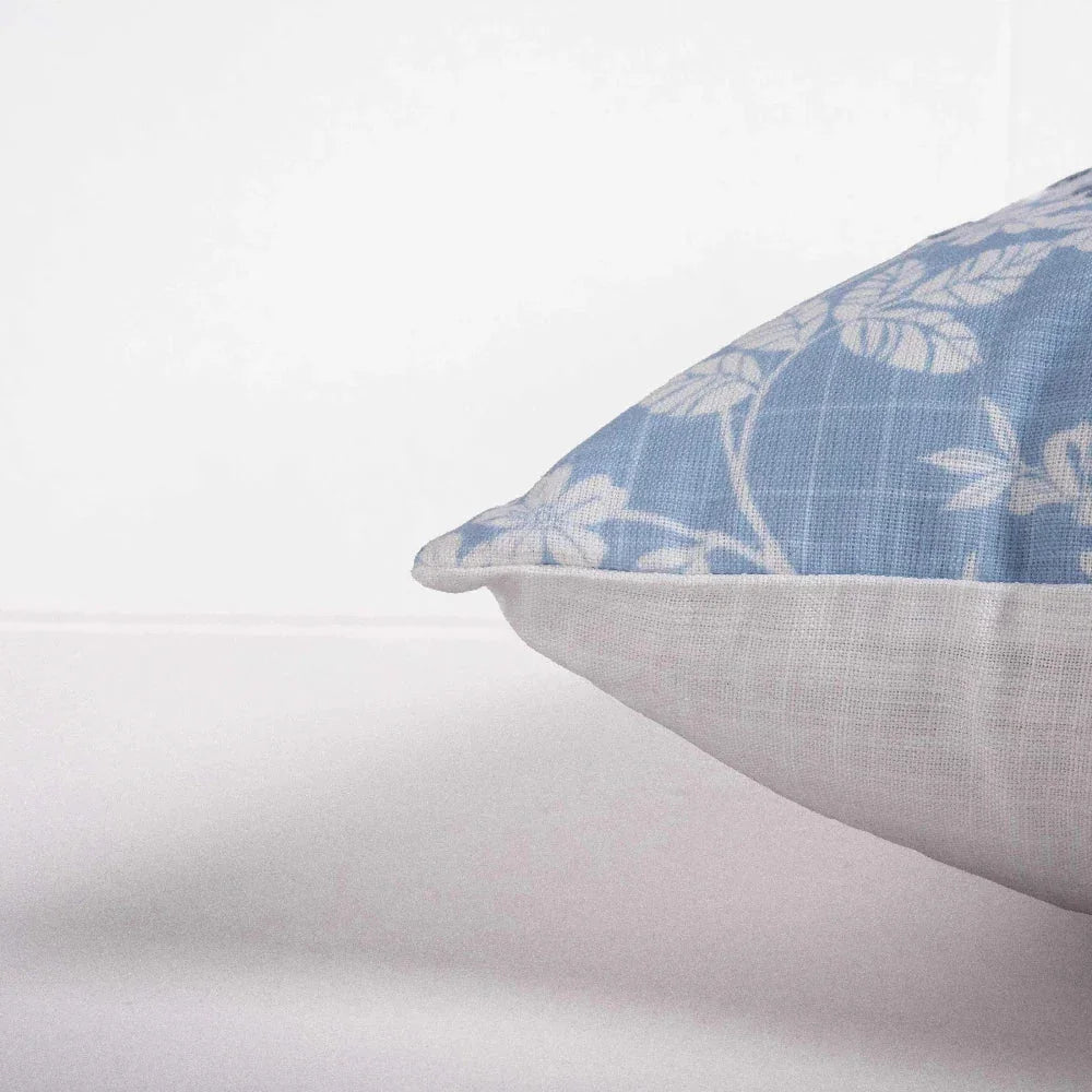 Botanical Blue Outdoor Throw Pillows - LOOMLAN - LOOMLAN - Outdoor Pillows