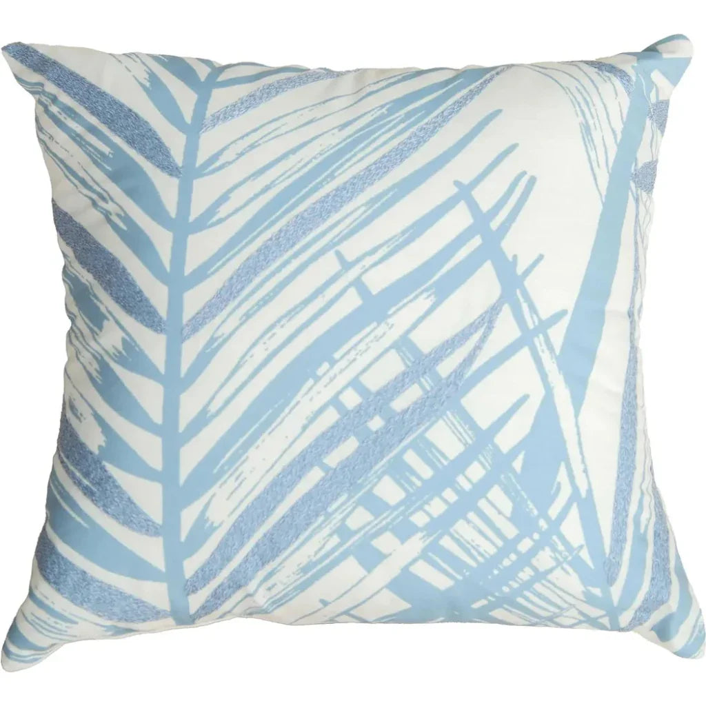 Botanical Ivory Outdoor Throw Pillows - LOOMLAN - LOOMLAN - Outdoor Pillows