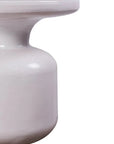 Bottle Ceramic Round Patio Accent Table - LOOMLAN - Seasonal Living - Outdoor Side Tables