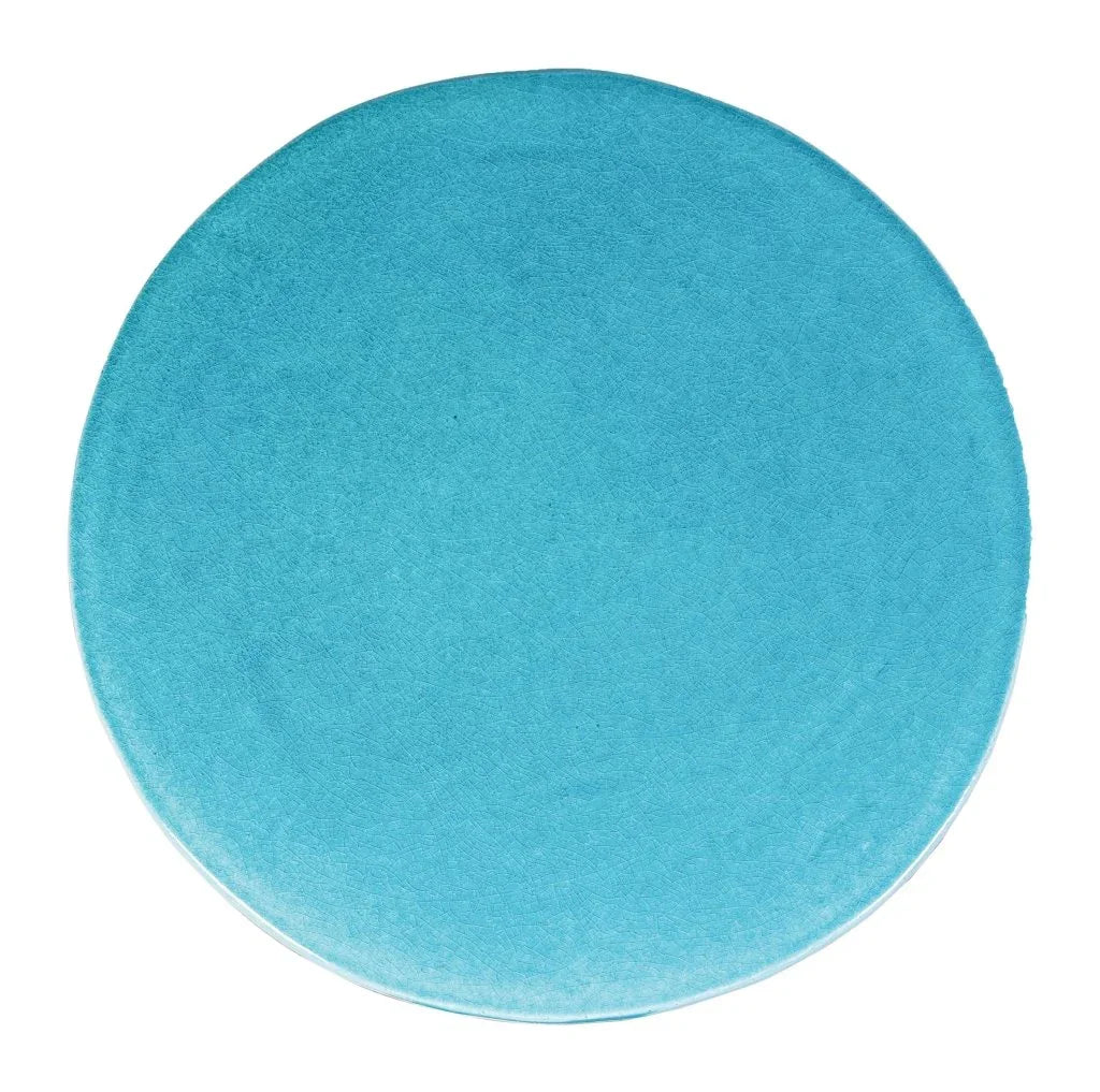 Bottle Ceramic Round Patio Accent Table - LOOMLAN - Seasonal Living - Outdoor Side Tables