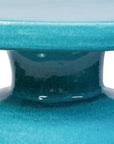 Bottle Ceramic Round Patio Accent Table - LOOMLAN - Seasonal Living - Outdoor Side Tables