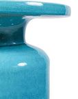 Bottle Ceramic Round Patio Accent Table - LOOMLAN - Seasonal Living - Outdoor Side Tables