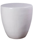 Bowness Ceramic Round Patio Accent Table - LOOMLAN - Seasonal Living - Outdoor Side Tables