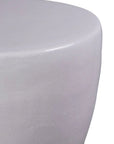 Bowness Ceramic Round Patio Accent Table - LOOMLAN - Seasonal Living - Outdoor Side Tables