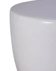 Bowness Ceramic Round Patio Accent Table - LOOMLAN - Seasonal Living - Outdoor Side Tables