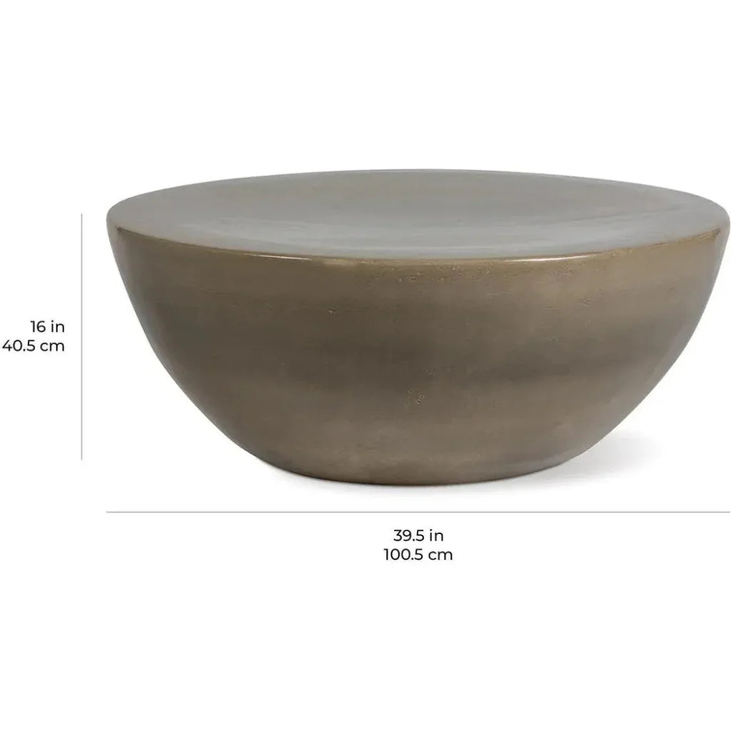 Bowness Coffee Table - Aquamarine Outdoor Coffee Table - LOOMLAN - Seasonal Living - Outdoor Coffee Tables