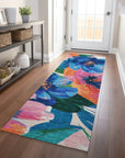 LOOMLAN Rugs Braidea Blue Washable Indoor-Outdoor Rug