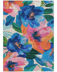 LOOMLAN Rugs Braidea Blue Washable Indoor-Outdoor Rug
