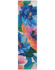 LOOMLAN Rugs Braidea Blue Washable Indoor-Outdoor Rug