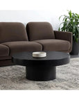 Brando Concrete Outdoor Round Coffee Table - LOOMLAN - SUNPAN - Outdoor Coffee Tables