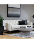 Brando Concrete Outdoor Round Coffee Table - LOOMLAN - SUNPAN - Outdoor Coffee Tables