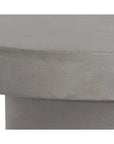 Brando Concrete Outdoor Round Coffee Table - LOOMLAN - SUNPAN - Outdoor Coffee Tables