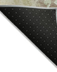 LOOMLAN Rugs Branza Brown Washable Indoor-Outdoor Rug