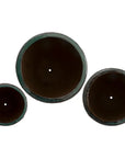 Emissary Breeze Round Teal Ceramic Planter