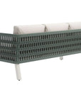 Bridgehampton White Sofa Washable Cushion - LOOMLAN - Zuo Modern - Outdoor Sofas & Loveseats