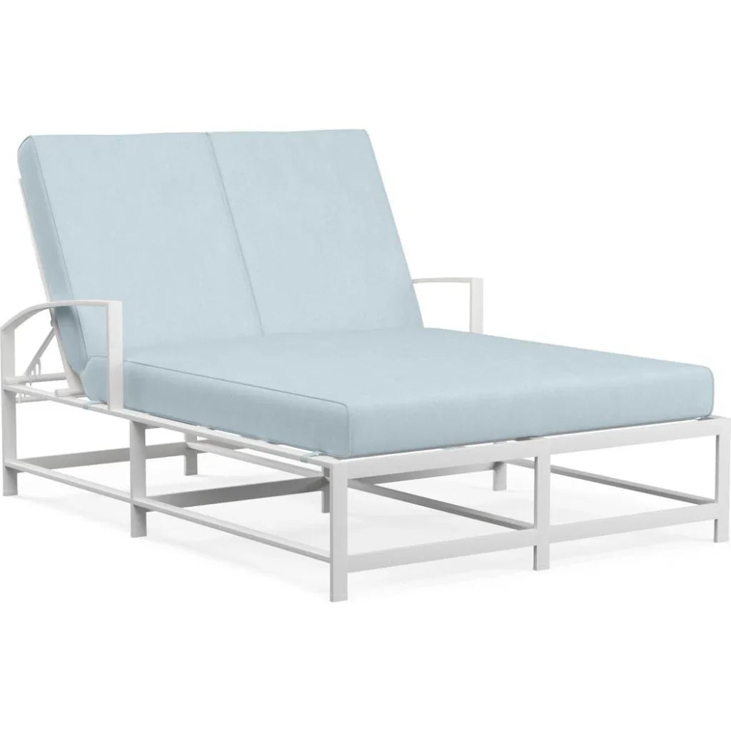 Bristol Sunbrella Double Outdoor Chaise - LOOMLAN - Sunset West - Outdoor Chaises