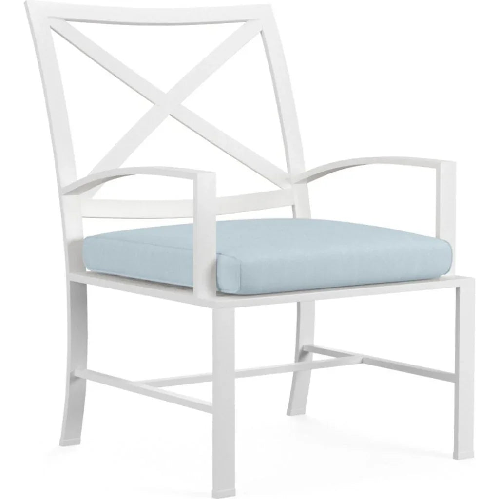 Bristol Sunbrella Outdoor Dining Chair 2PC - LOOMLAN - Sunset West - Outdoor Dining Chairs
