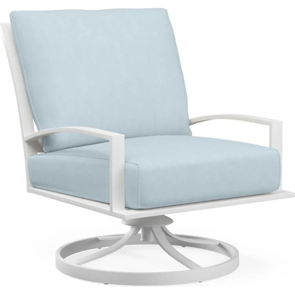 Bristol Sunbrella Swivel Outdoor Club Chair - LOOMLAN - Sunset West - Outdoor Accent Chairs