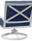 Bristol Sunbrella Swivel Outdoor Club Chair - LOOMLAN - Sunset West - Outdoor Accent Chairs